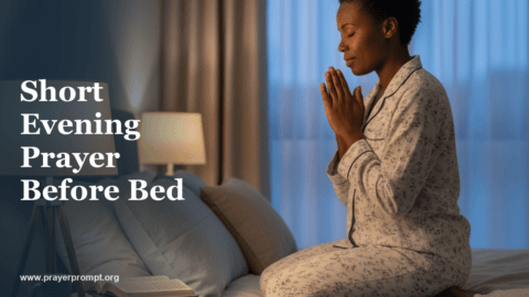 Short Evening Prayer Before Bed