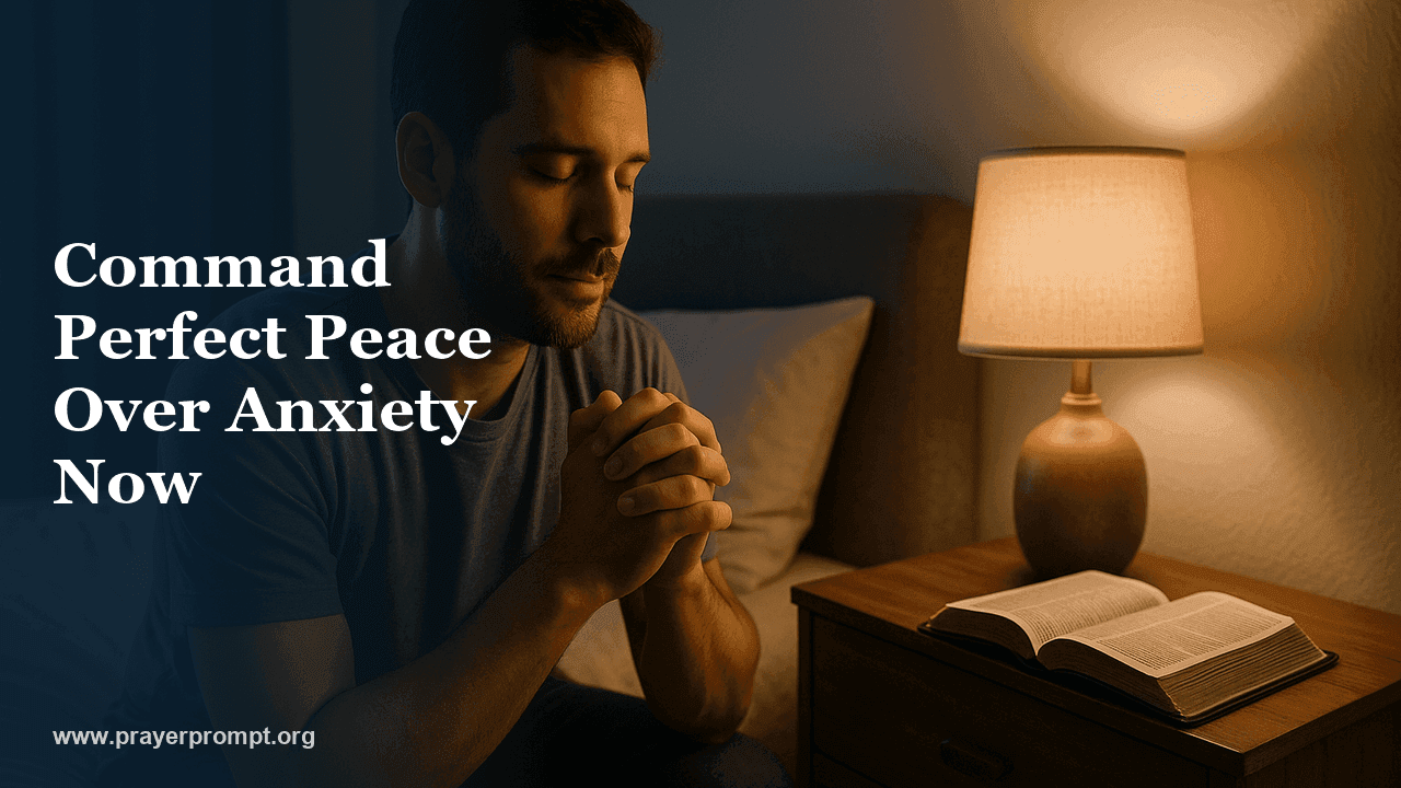 Healing Prayer for Anxiety: Commanding Perfect Peace