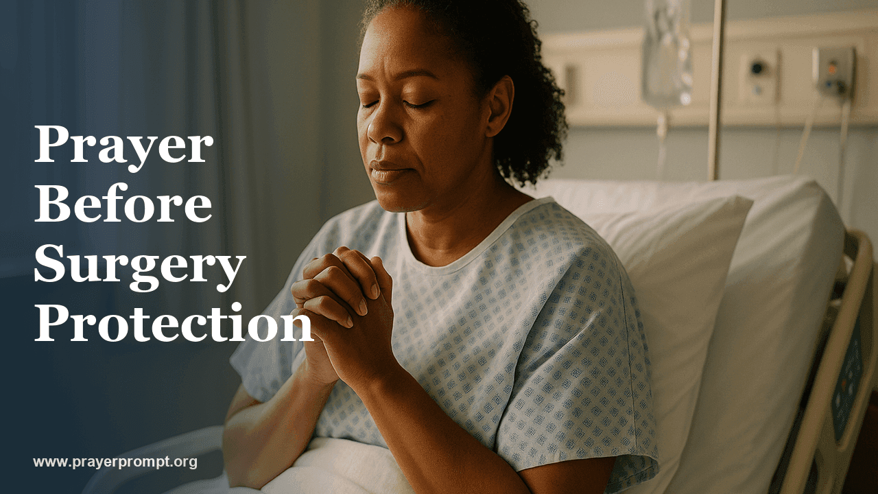 Healing Prayer Before Surgery: Supernatural Protection and Success