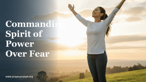 Healing Prayer for Fear and Phobias: Commanding Spirit of Power