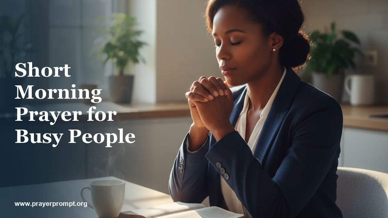 Short Morning Prayer for Busy People