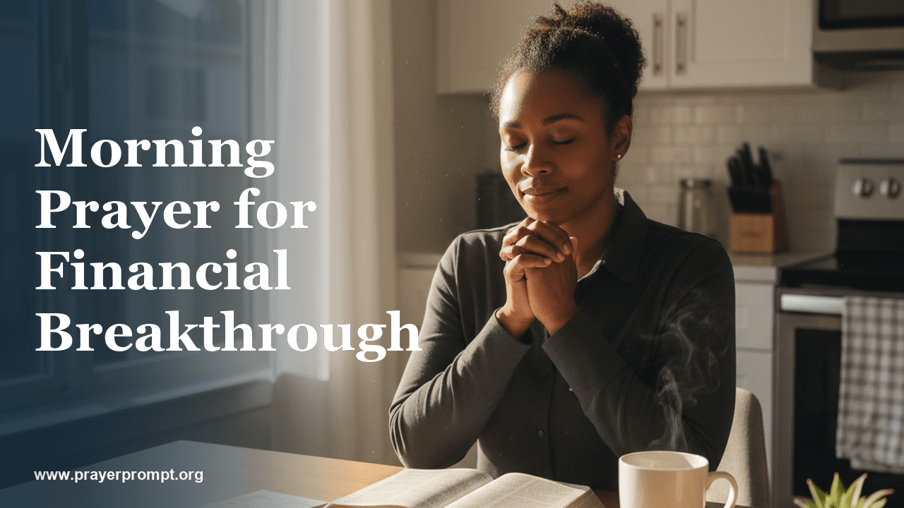 Morning Prayer for Financial Breakthrough 1 Morning Prayer for Financial Breakthrough
