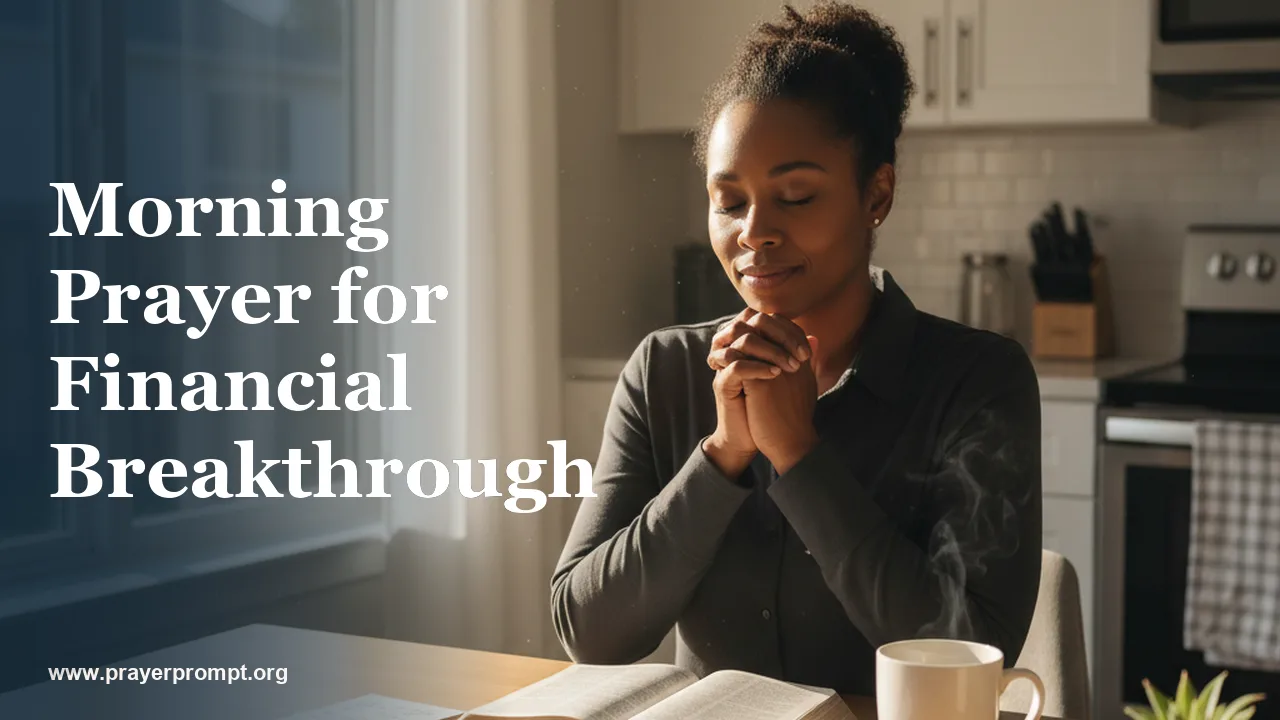 Morning Prayer for Financial Breakthrough