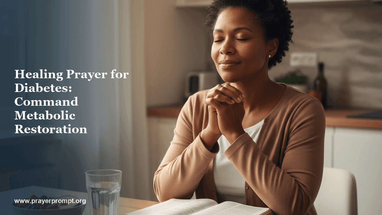 Healing Prayer for Diabetes: Commanding Metabolic Restoration