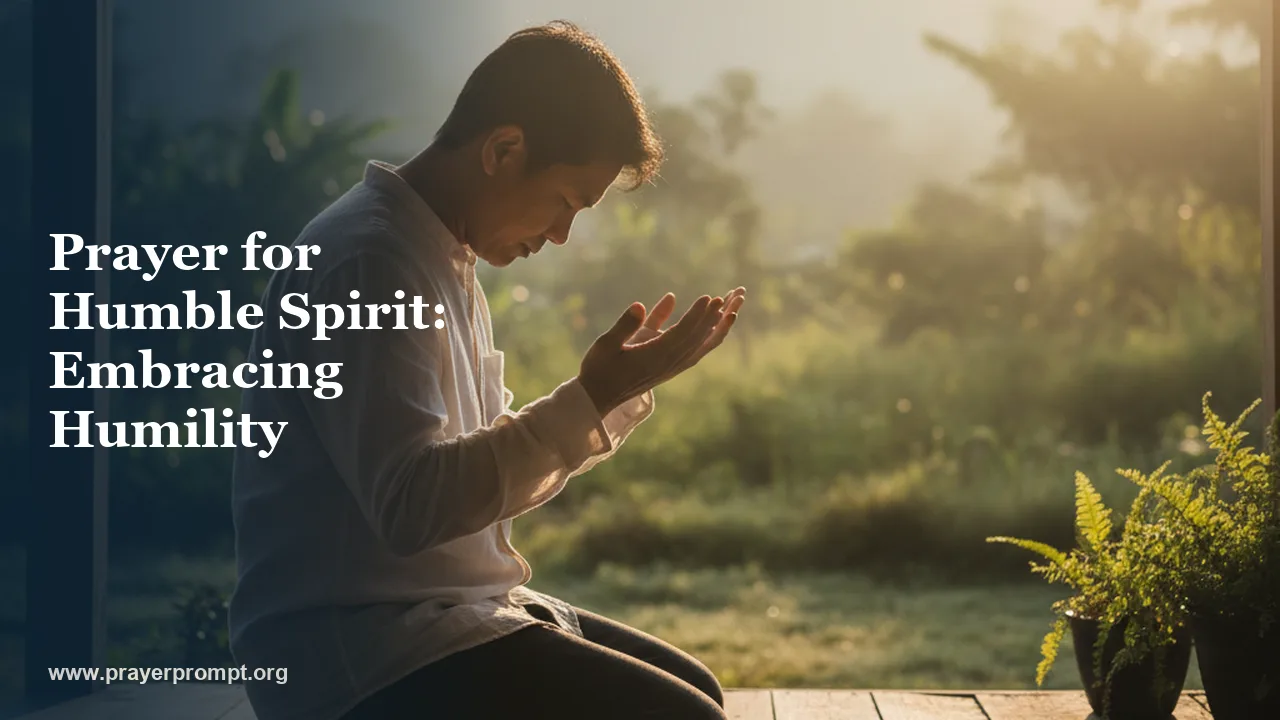 Healing Prayer for Pride and Arrogance: Embracing Humility