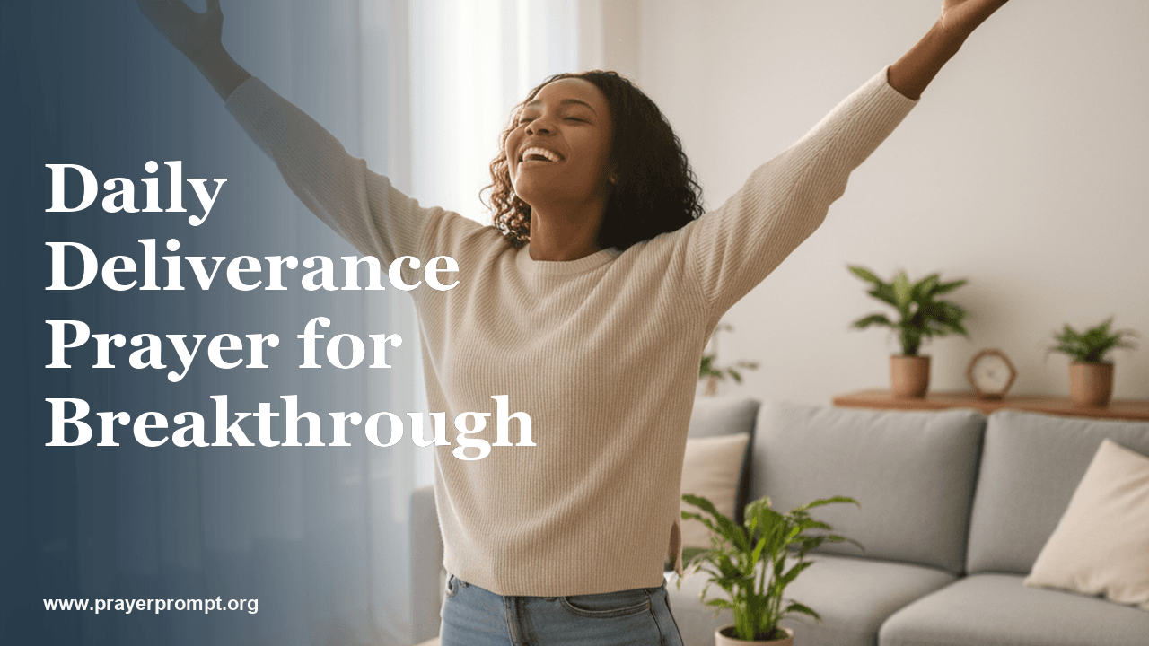 Daily Deliverance Prayer for Breakthrough 1 Daily Deliverance Prayer for Breakthrough