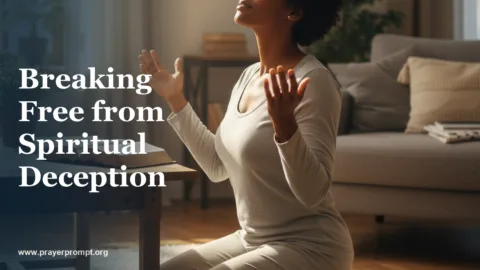 Healing Prayer for Spiritual Deception: Breaking Free from Lies