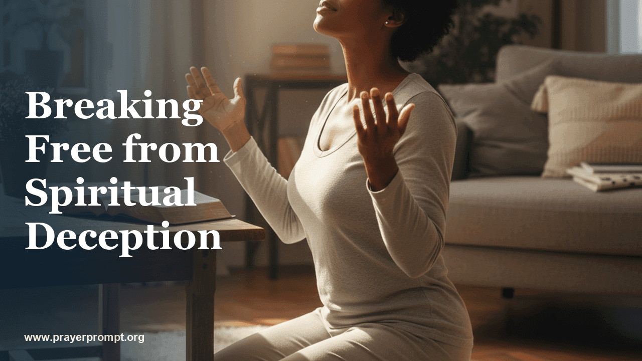 Healing Prayer for Spiritual Deception: Breaking Free from Lies