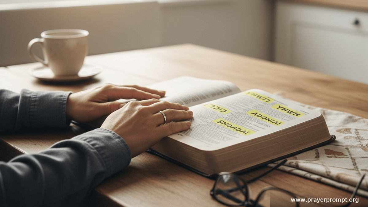 Praying the Names of God Daily: Unlock Divine Power Through His Names 3 Biblical Foundation for God's Names
