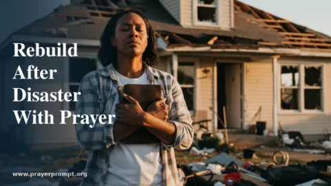 Natural Disaster Financial Recovery Prayer: Rebuild After Loss