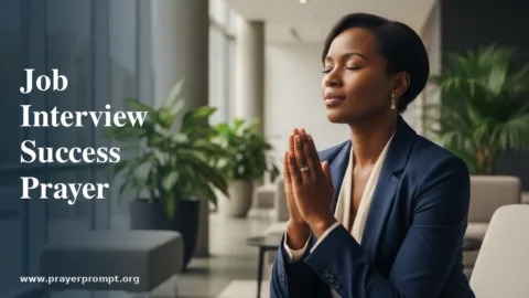 Job Interview Success Prayer: Command Favor and Confidence Now