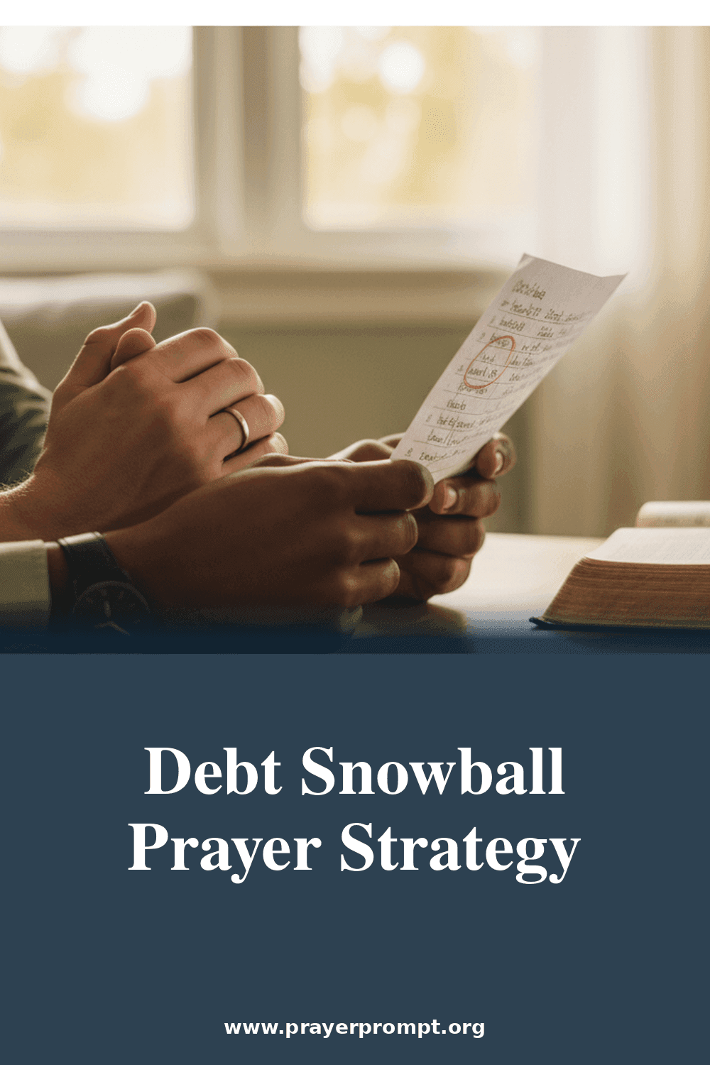 Debt Snowball Prayer Strategy