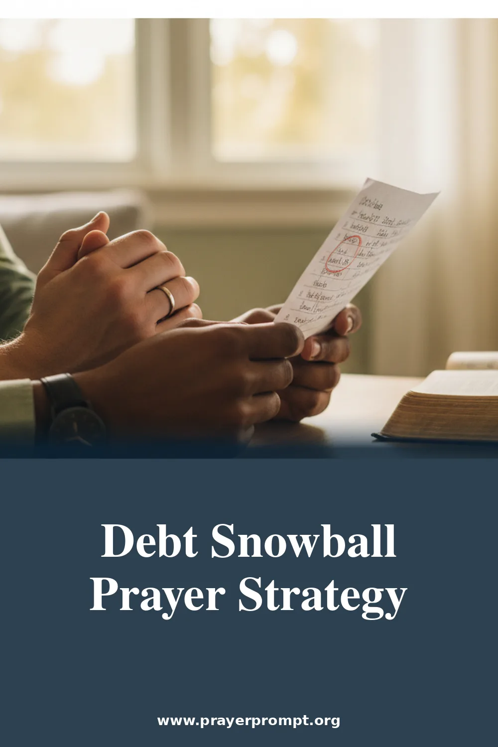 Debt Snowball Prayer Strategy