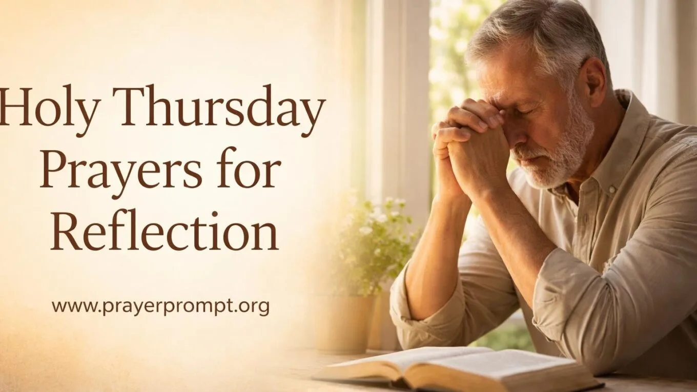 15 Powerful Holy Thursday Prayers for Reflection and Worship