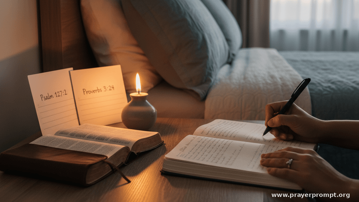 Bedtime Prayer for Peaceful Sleep 4 Speak Scripture Over Your Sleep