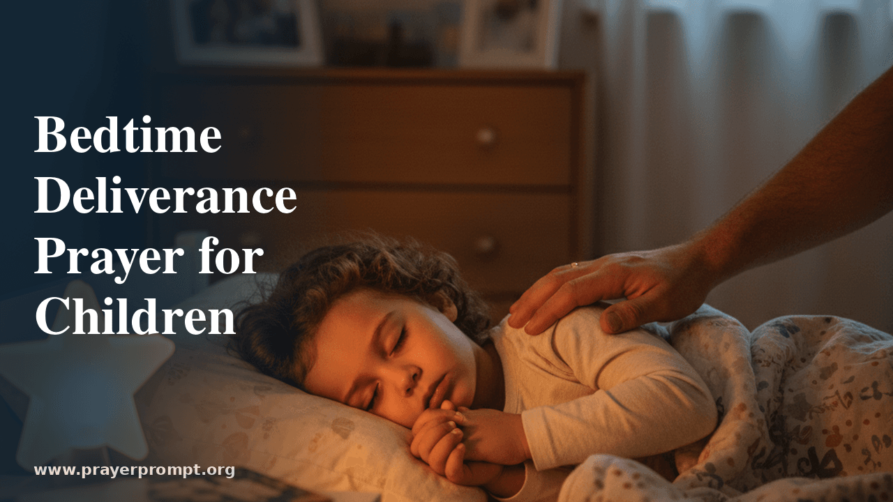 Bedtime Deliverance Prayer for Children