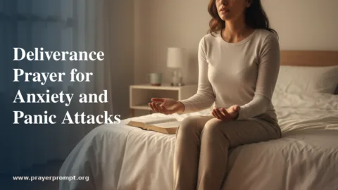 Deliverance Prayer for Anxiety and Panic Attacks