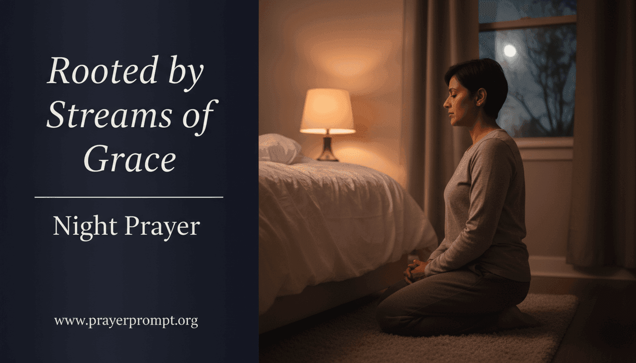 Night Prayer for May 12, 2026: Rooted by Streams of Grace 1 Night Prayer for May 12, 2026: Rooted by Streams of Grace