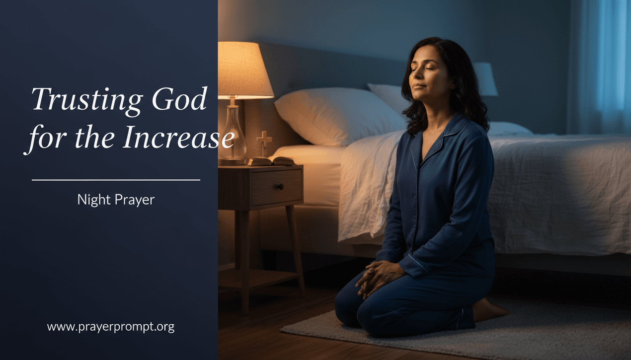 Night Prayer for May 24, 2026: Trusting God for the Increase 1 Night Prayer for May 24, 2026: Trusting God for the Increase