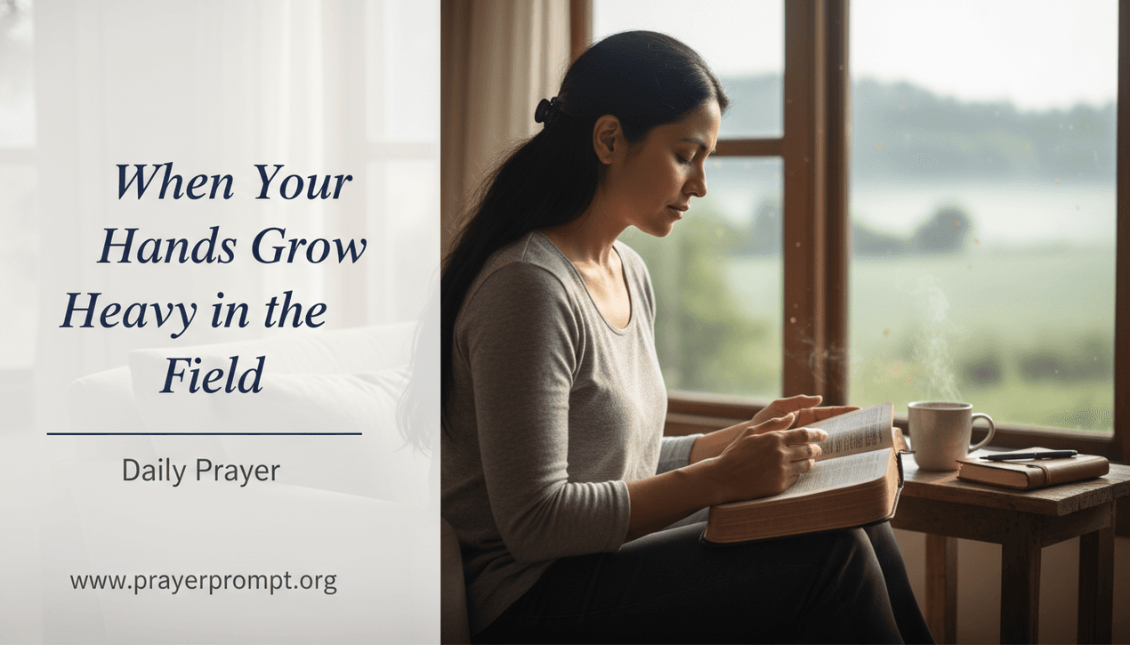 Daily Prayer for May 20, 2026: Grace to Persist Without Growing Weary