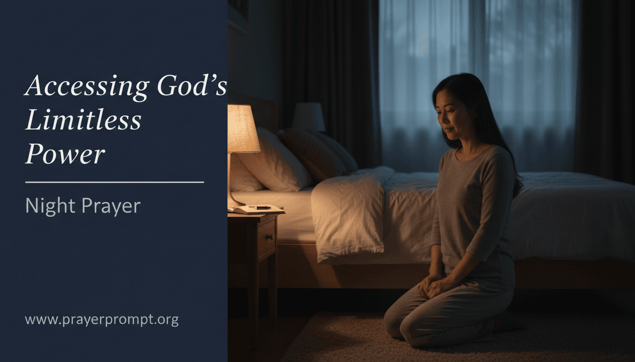 Night Prayer for May 23, 2026: Accessing God's Limitless Power 1 Night Prayer for May 23, 2026: Accessing God’s Limitless Power