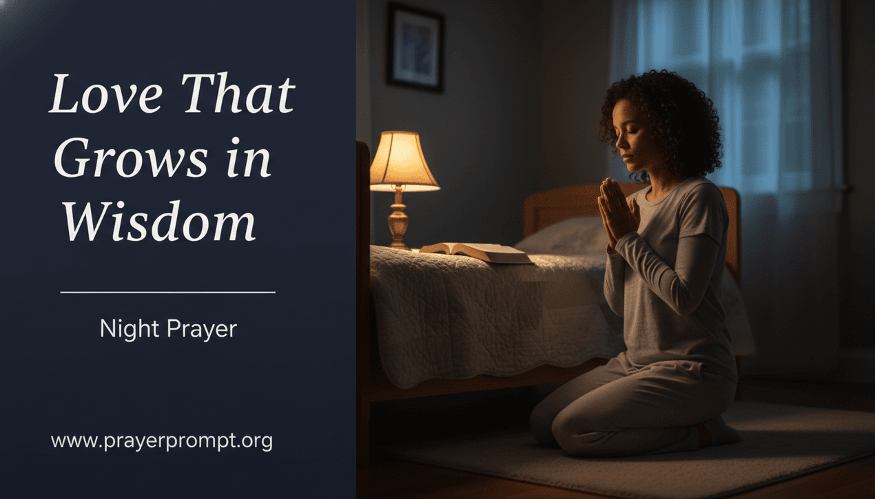 Night Prayer for June 4, 2026: Love That Grows in Wisdom