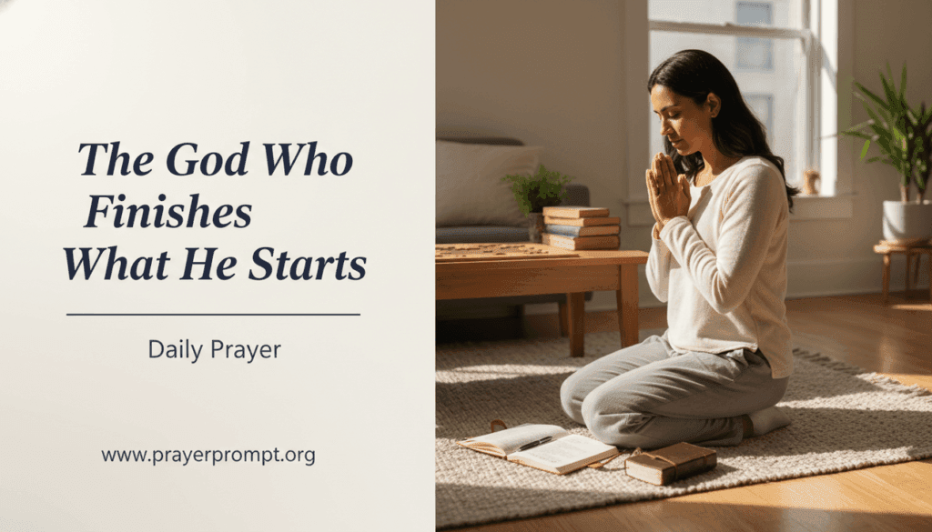Daily Prayer for May 10, 2026: Trusting God's Work | PrayerPrompt