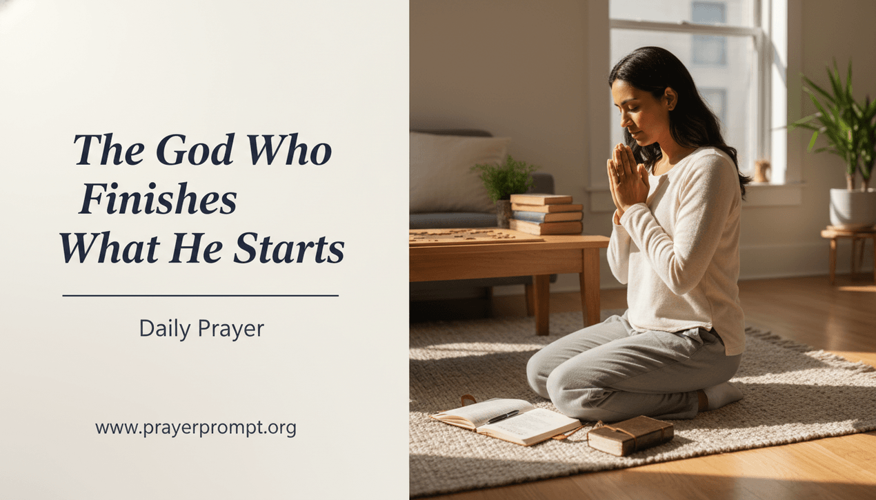 Daily Prayer for May 10, 2026: Trusting God's Unfinished Work 1 Daily Prayer for May 10, 2026: Trusting God’s Unfinished Work