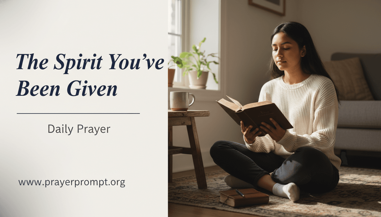 Daily Prayer for June 5, 2026: Walking in Spirit-Empowered Obedience