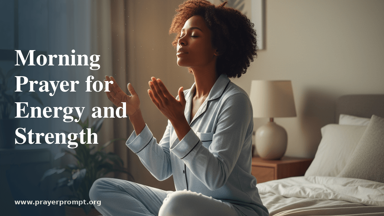 Morning Prayer for Energy and Strength