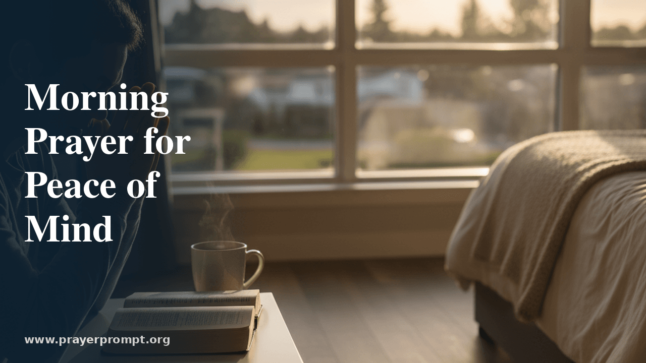 Morning Prayer for Peace of Mind 1 Morning Prayer for Peace of Mind