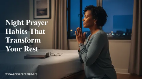 Night Prayer Habits: How to End Your Day in God’s Presence