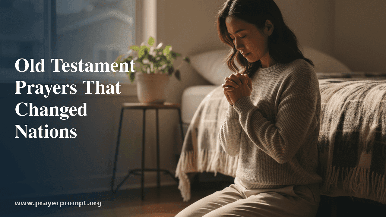 Old Testament Prayers That Changed Nations