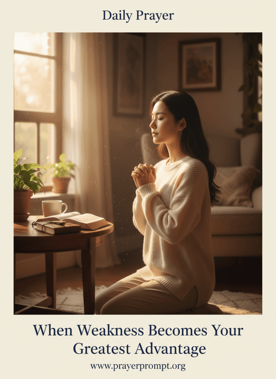 Daily Prayer for May 4, 2026: Strength Perfected in Weakness 3 When Weakness Becomes Your Greatest Advantage | Save and Pin this Prayer