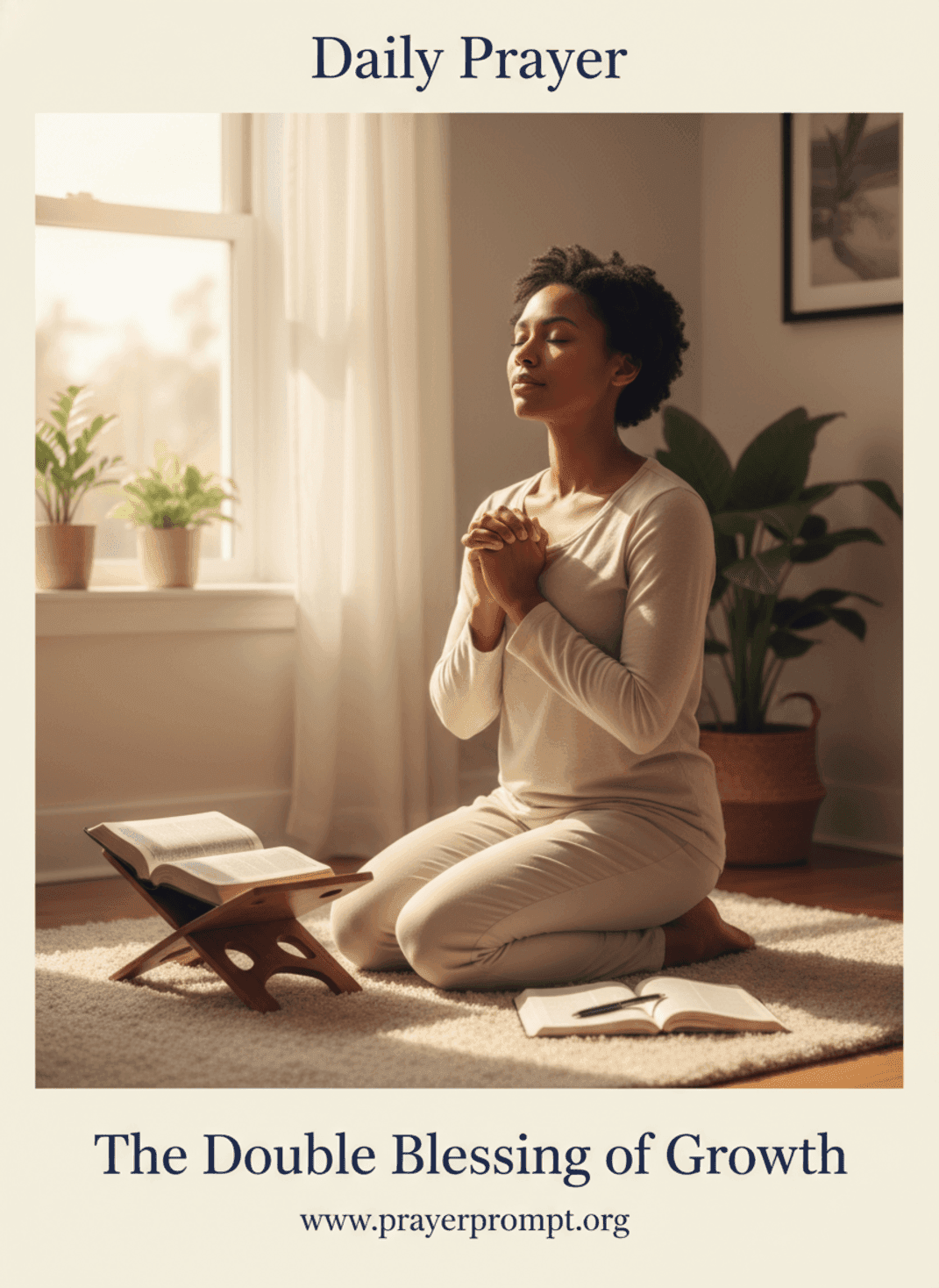 Daily Prayer for May 14, 2026: Growing in Grace and Knowledge 3 The Double Blessing of Growth | Save and Pin this Prayer