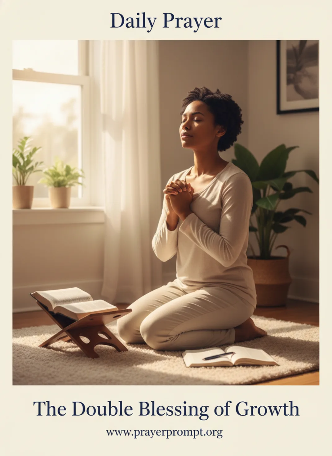 The Double Blessing of Growth | Save and Pin this Prayer
