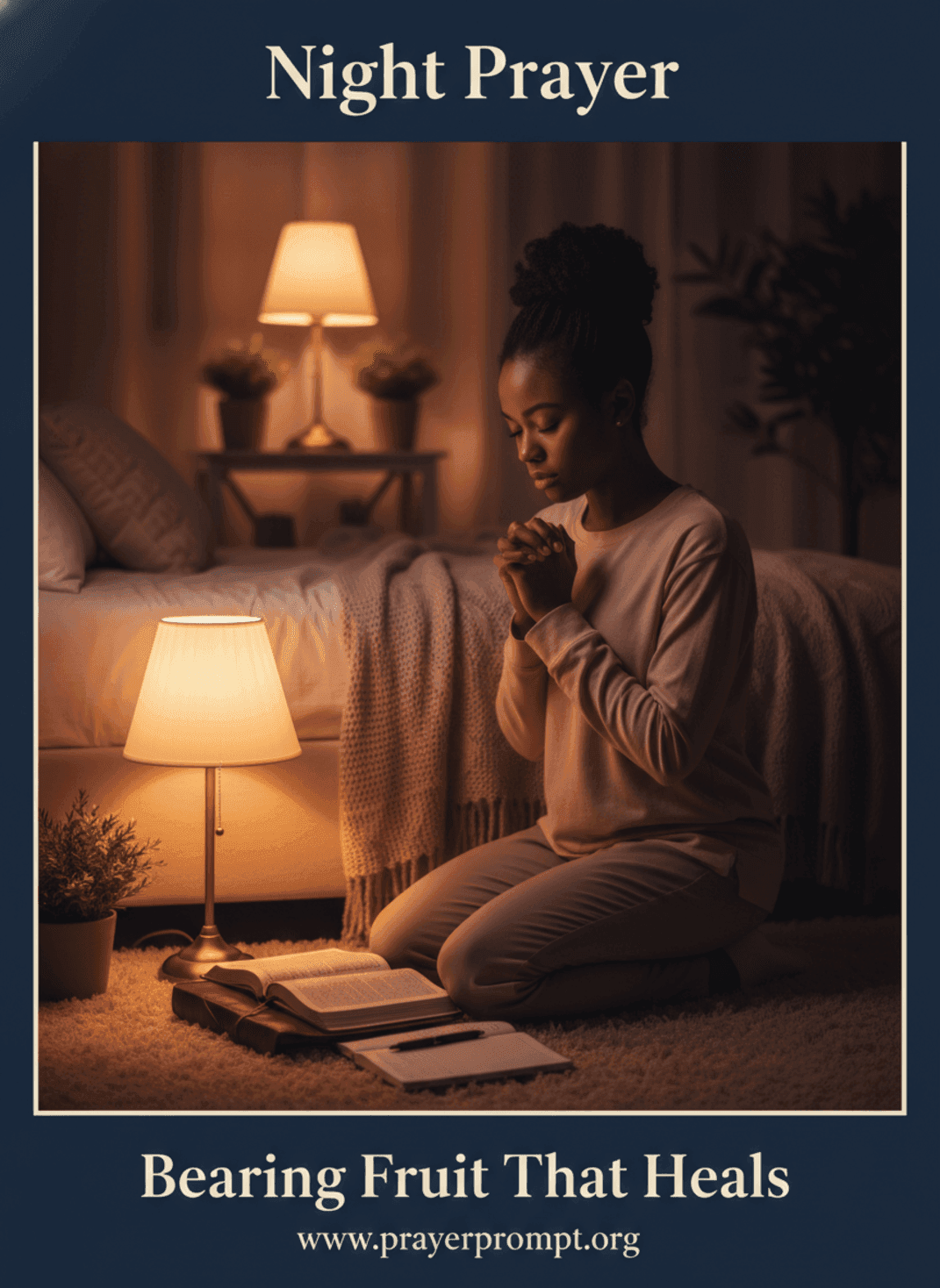 Night Prayer for May 16, 2026: Bearing Fruit That Heals 3 Bearing Fruit That Heals | Save and Pin this Prayer