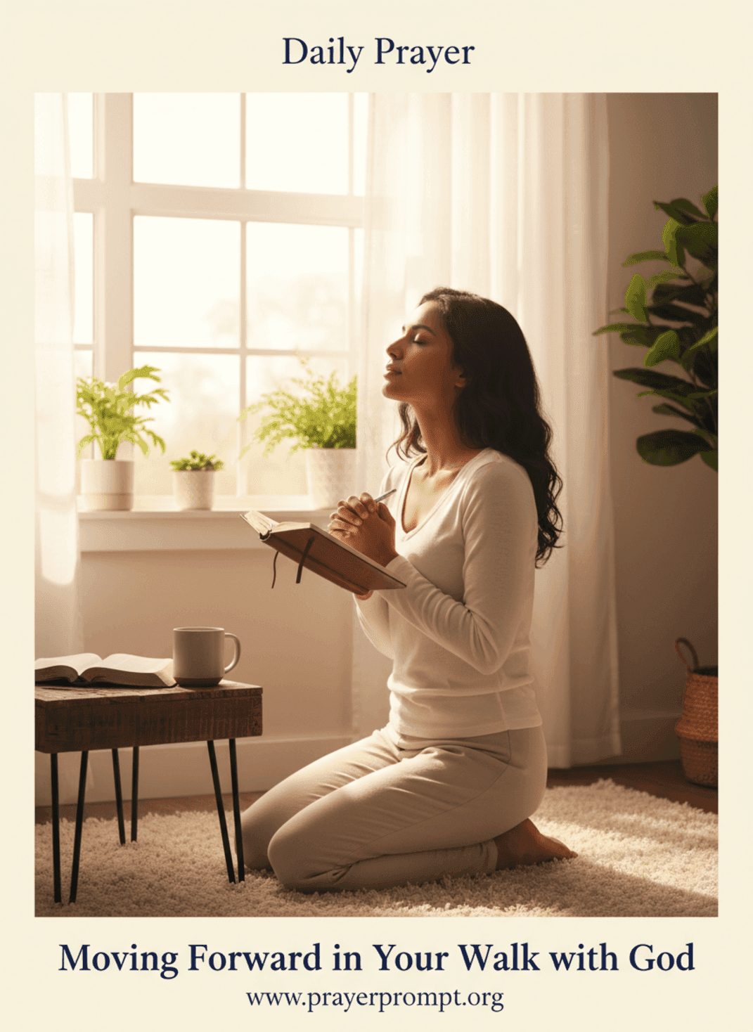 Moving Forward in Your Walk with God | Save and Pin this Prayer
