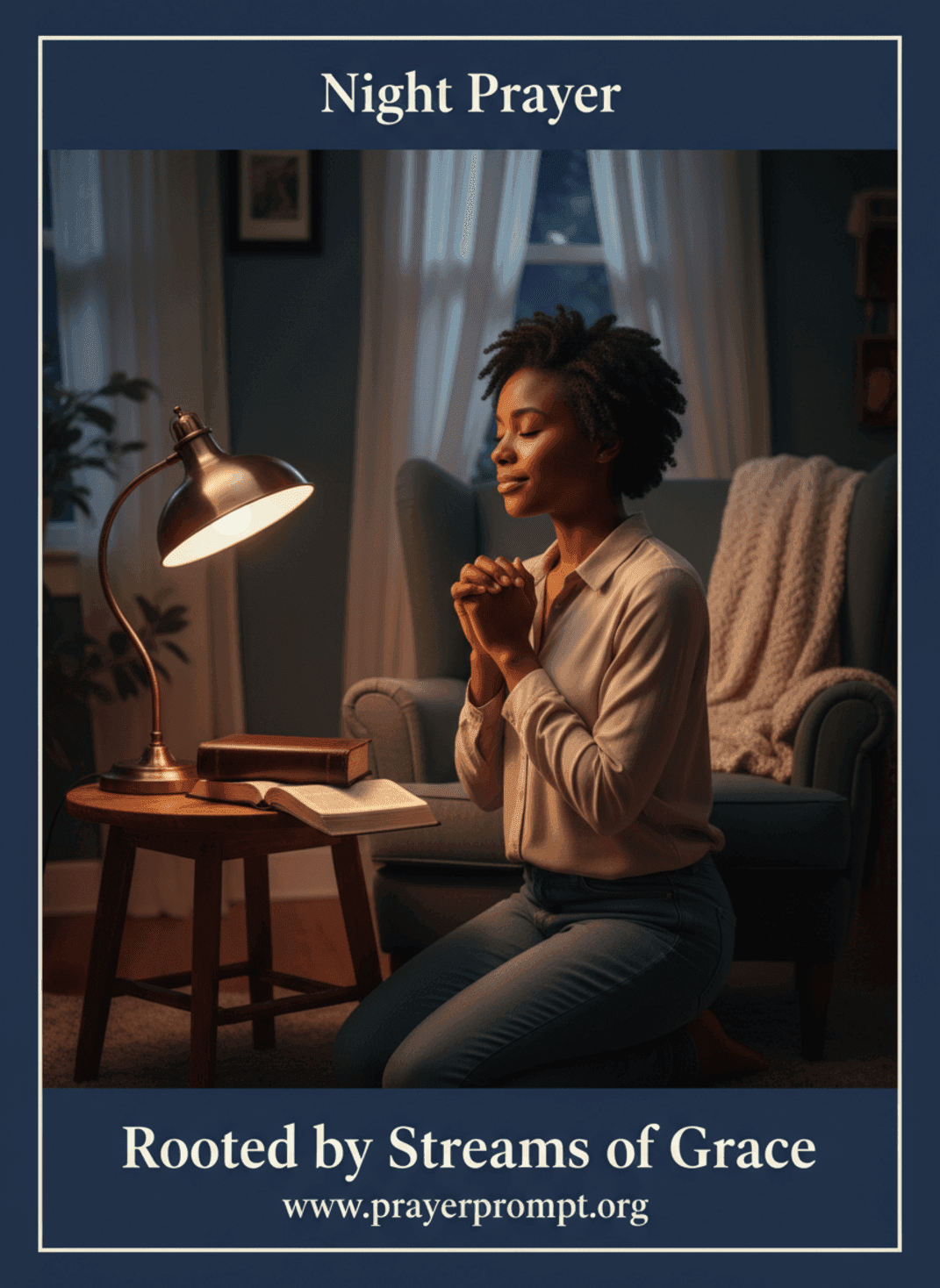 Night Prayer for May 12, 2026: Rooted by Streams of Grace 3 Rooted by Streams of Grace | Save and Pin this Prayer