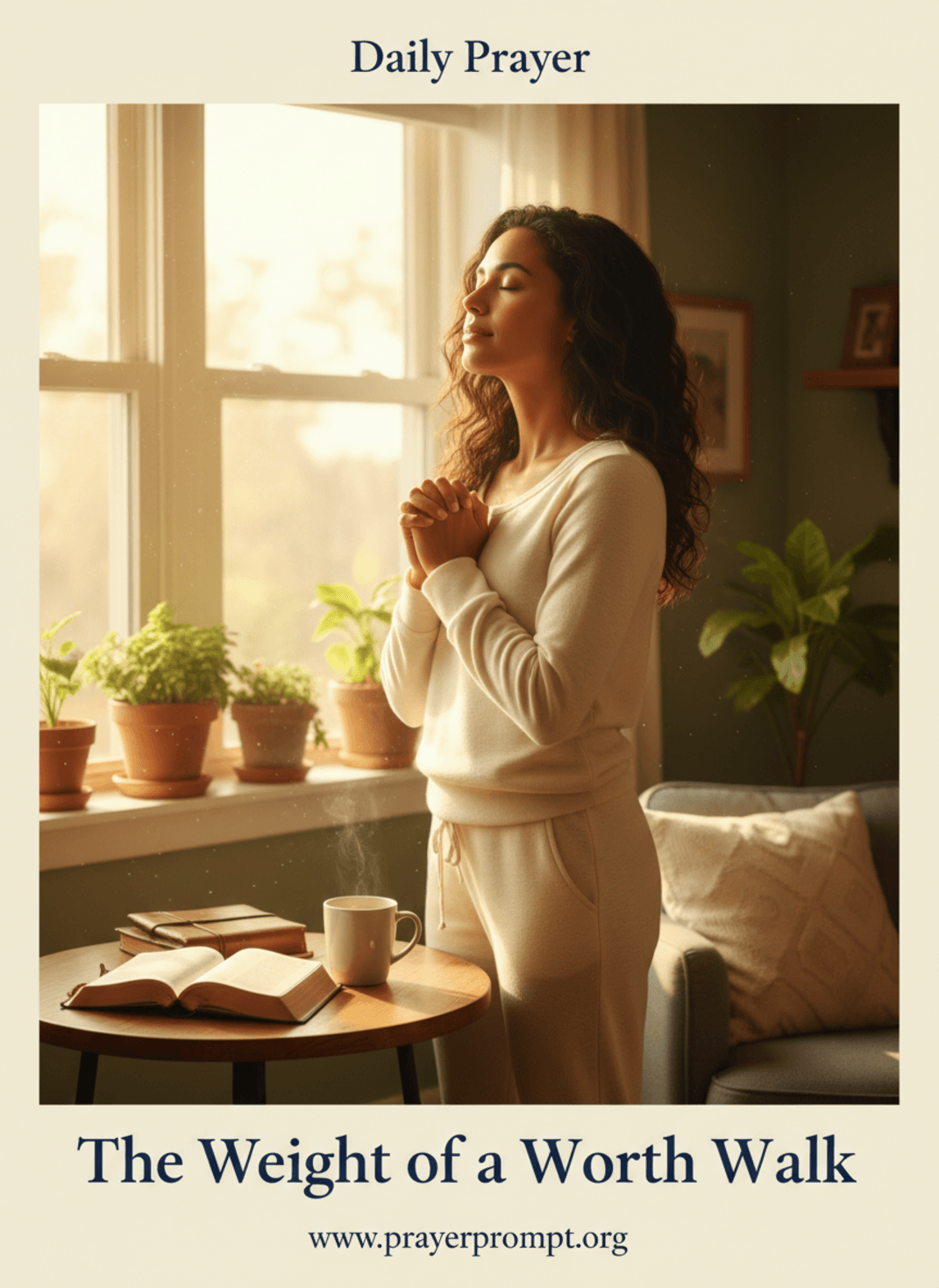 The Weight of a Worthy Walk | Save and Pin this Prayer