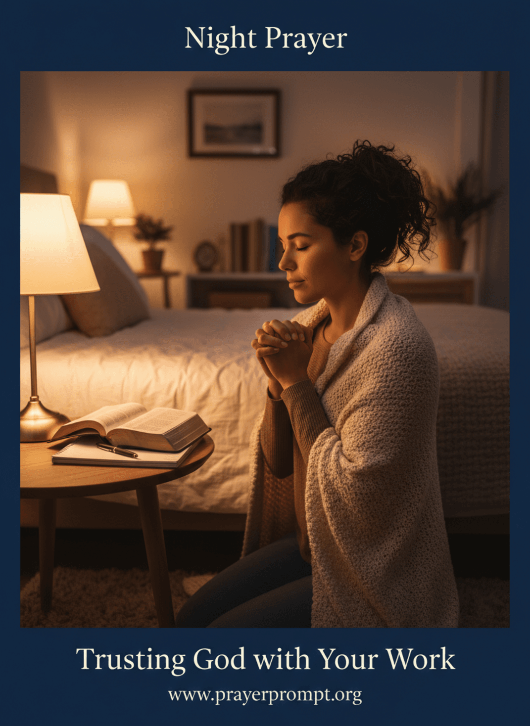 Night Prayer for May 22, 2026: Trusting God with Your Work 3 Trusting God with Your Work | Save and Pin this Prayer