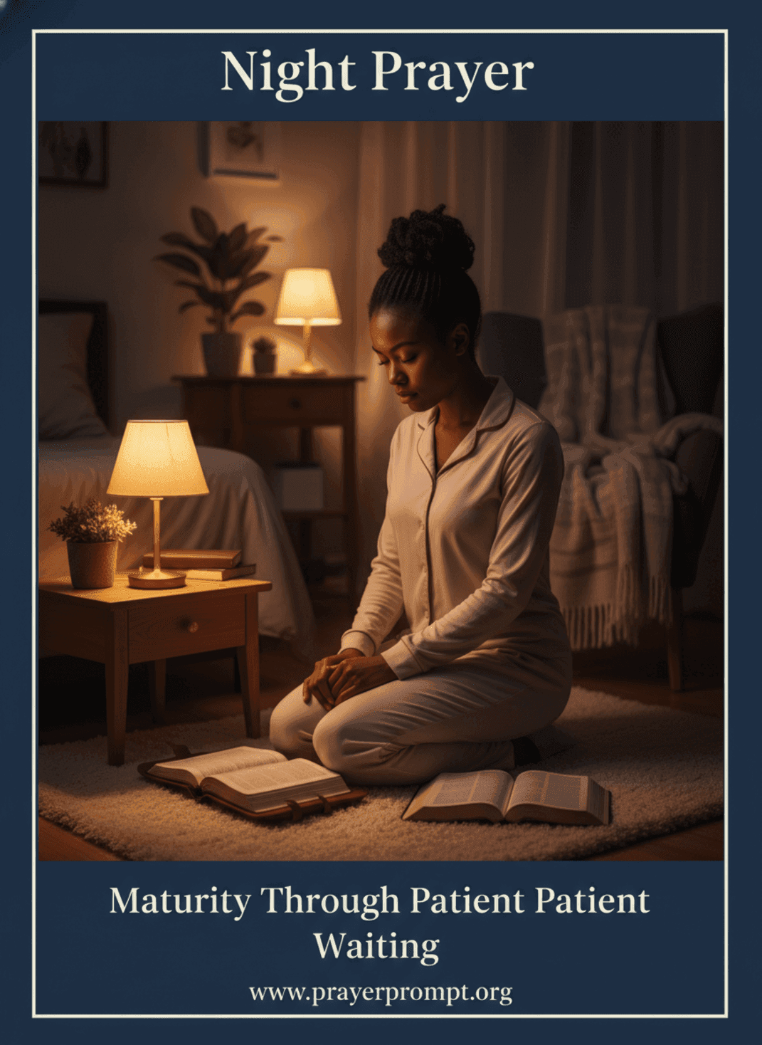Night Prayer for May 6, 2026: Maturity Through Patient Waiting 3 Maturity Through Patient Waiting | Save and Pin this Prayer