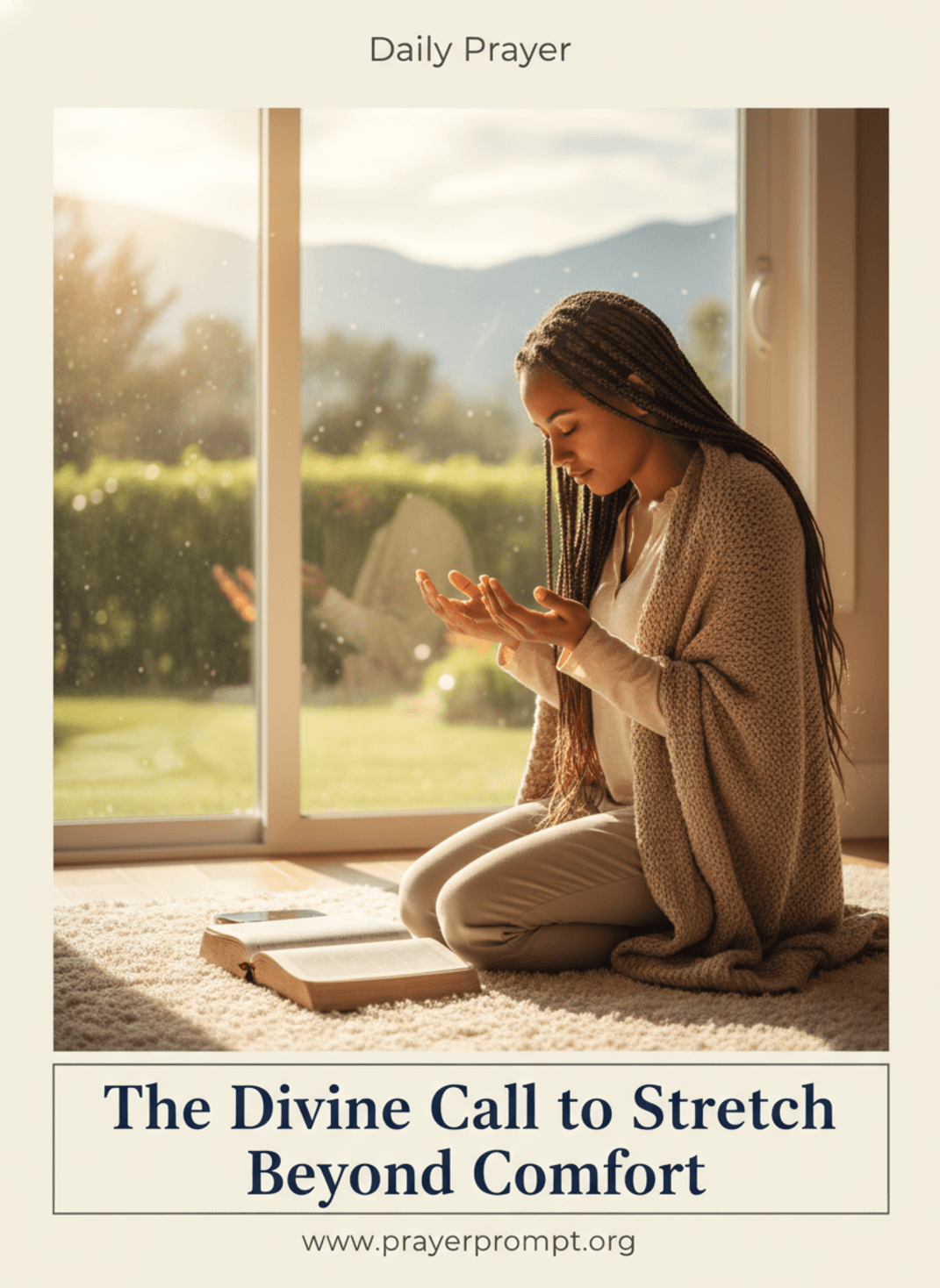 The Divine Call to Stretch Beyond Comfort | Save and Pin this Prayer