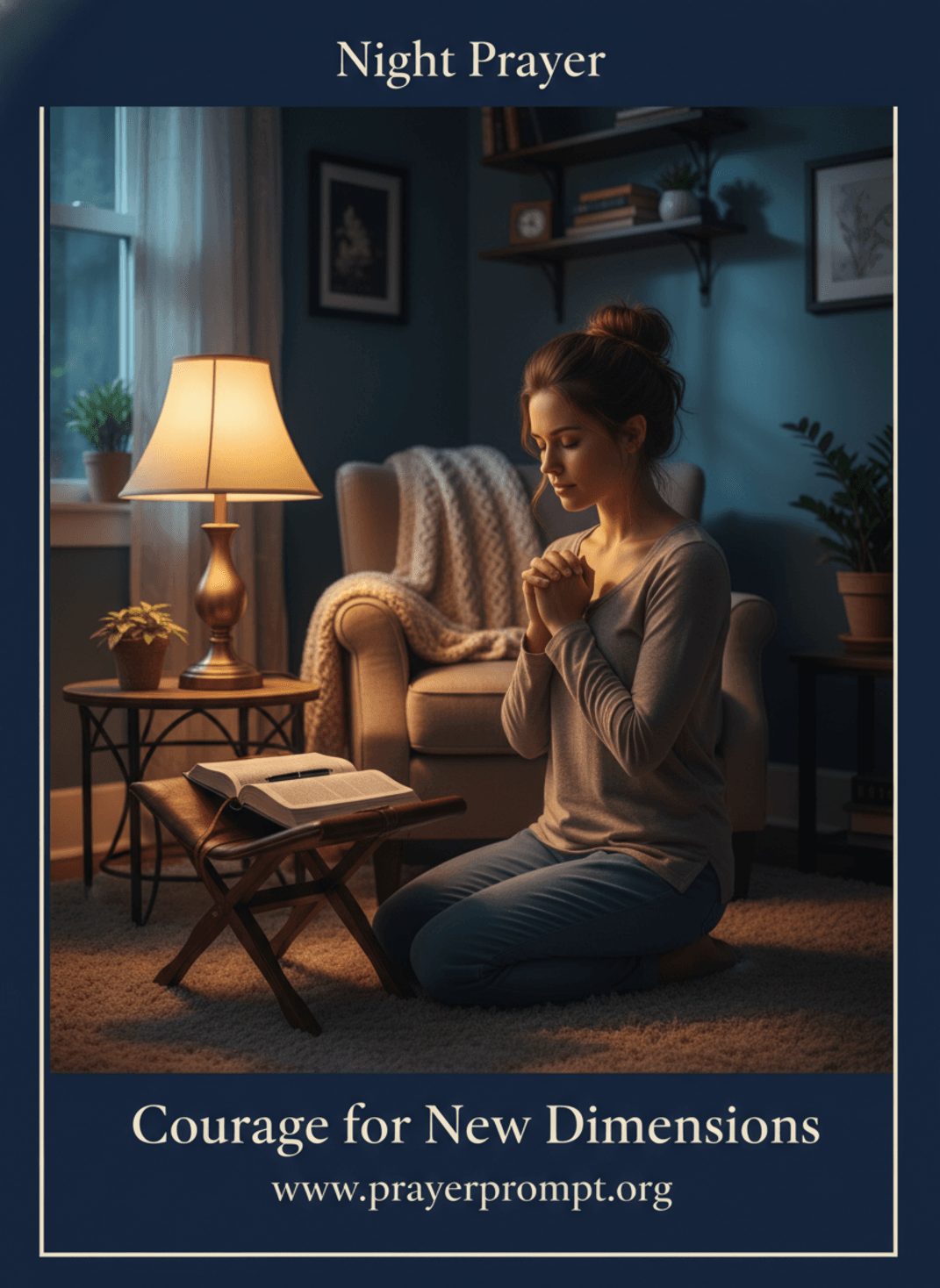 Night Prayer for May 25, 2026: Courage for New Dimensions 3 Courage for New Dimensions | Save and Pin this Prayer