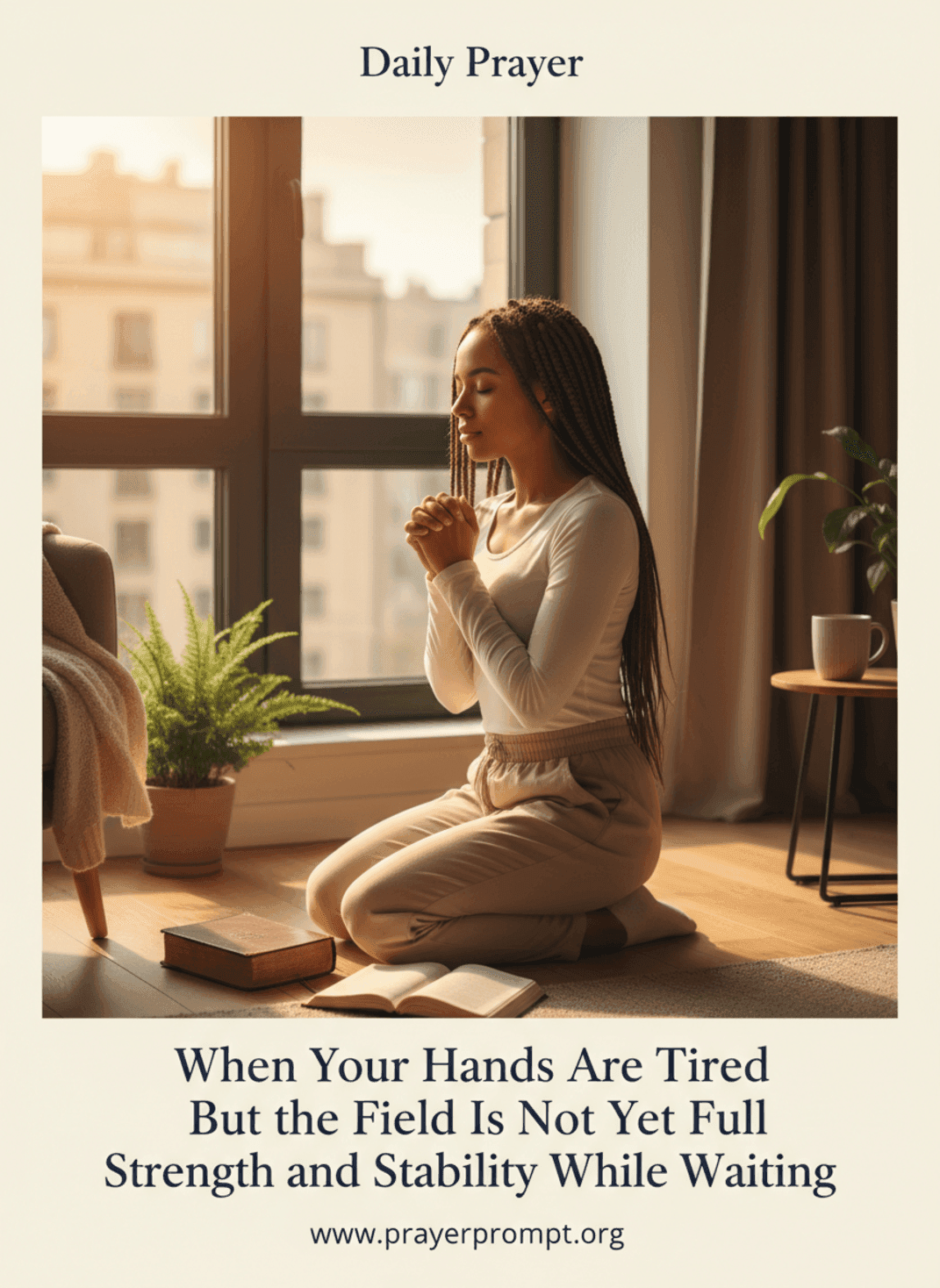 When Your Hands Are Tired But the Field Is Not Yet Full | Save and Pin this Prayer