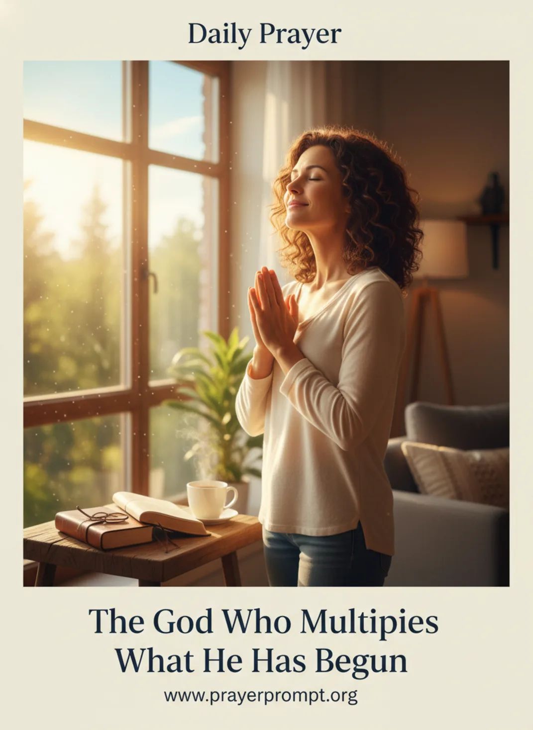 The God Who Multiplies What He Has Begun | Save and Pin this Prayer