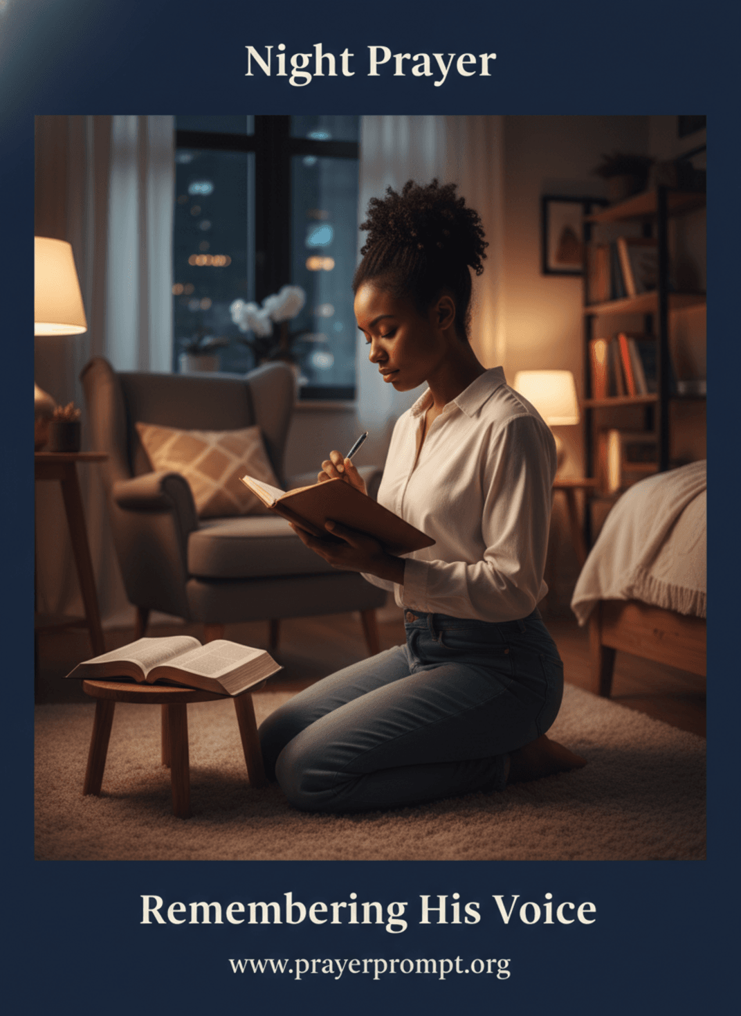 Night Prayer for June 1, 2026: Remembering His Voice 3 Remembering His Voice | Save and Pin this Prayer