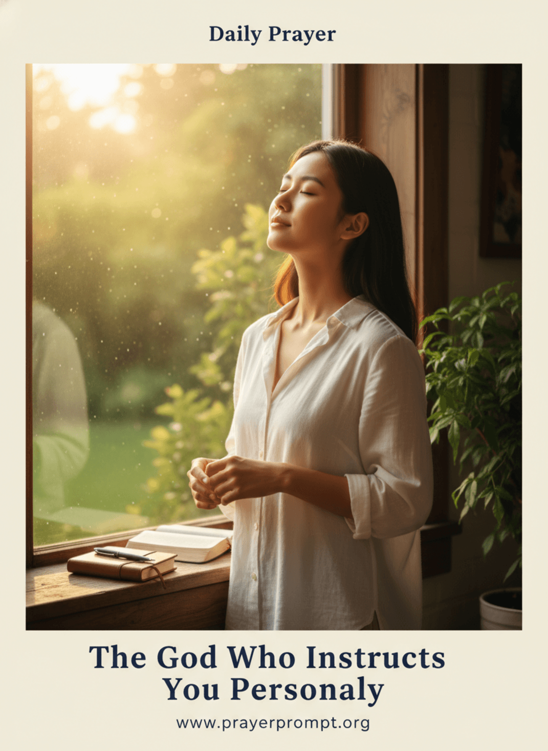 The God Who Instructs You Personally | Save and Pin this Prayer