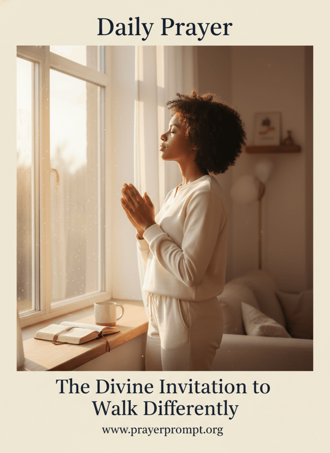 The Divine Invitation to Walk Differently | Save and Pin this Prayer