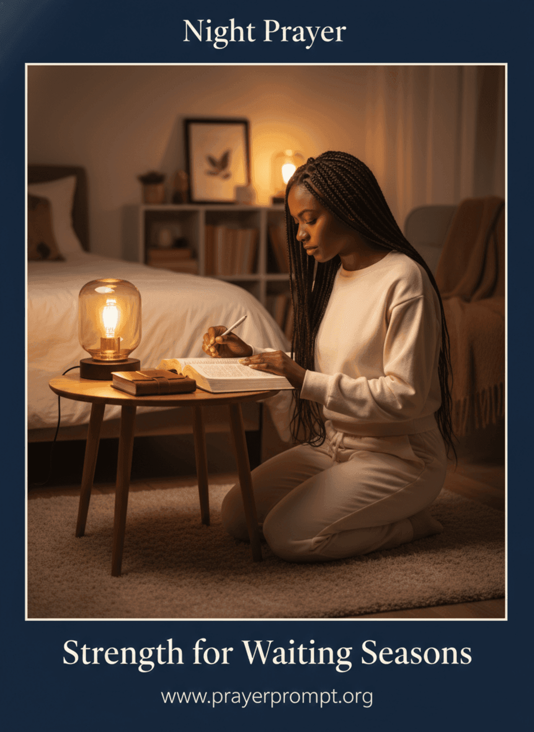 Night Prayer for May 8, 2026: Strength for Waiting Seasons 3 Strength for Waiting Seasons | Save and Pin this Prayer